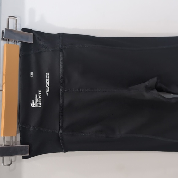 LACOSTE | Women's Authentic Black Active High-Waisted Tight Fit Leggings NWOT - Picture 12 of 13